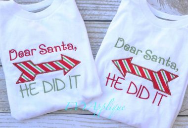 Matching Sibling Christmas Shirts Dear Santa Shirts for