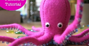 Octopus Sewing Pattern Stuffed Animal Pattern Handmade Gift