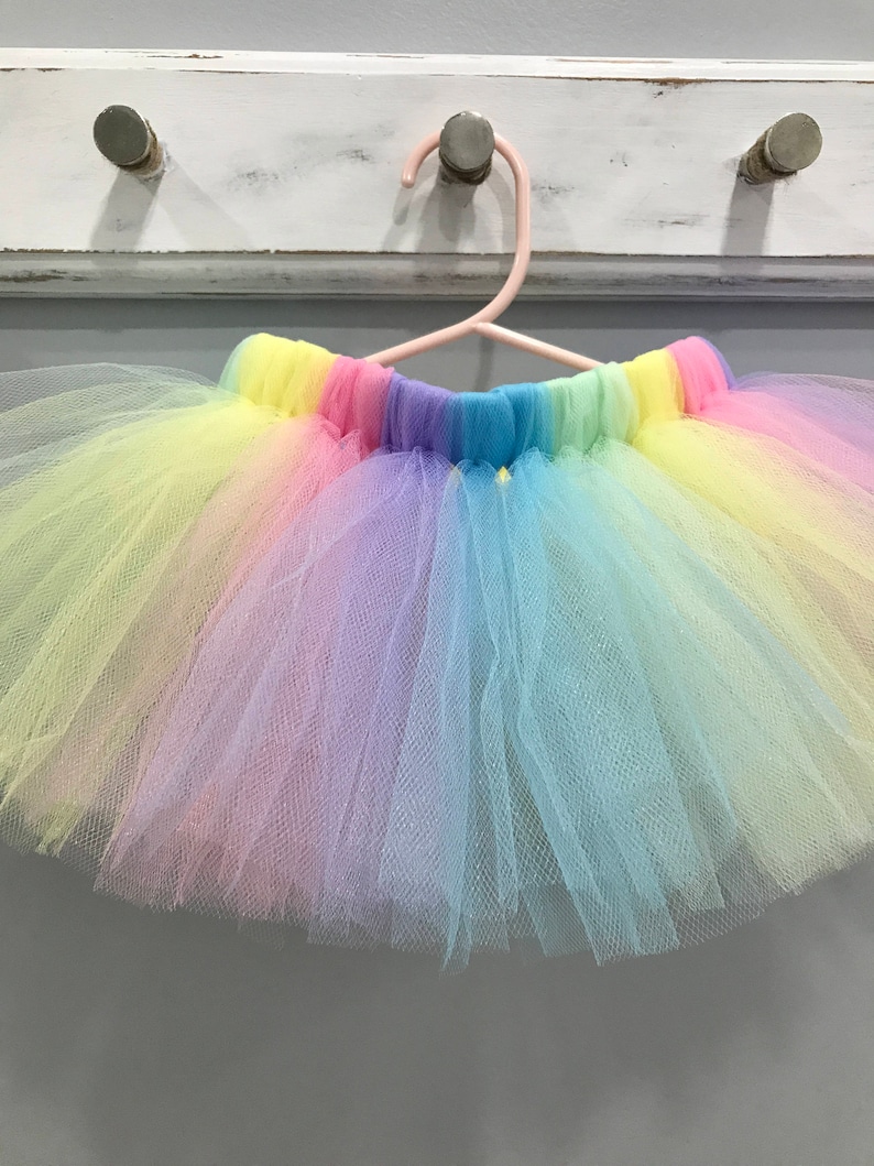 Pastel Unicorn Tutu Skirt Baby Unicorn 1st First Birthday