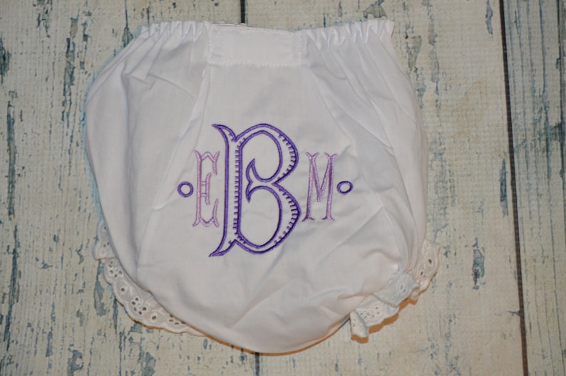 Personalized Baby Bloomers Monogrammed Baby Girl Bloomer