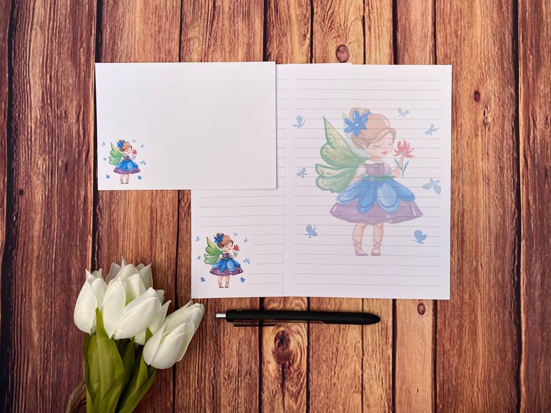 Pretty Fairy Writing Paper Writing Set Penpal Set Custom