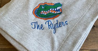 Stadium Blanket embroidered blanket sweatshirt blanket