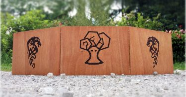 Wooden DM Screen for Tabletop Games Dungeons and Dragons
