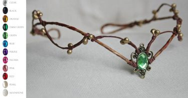 Woodland elf tiara  elven headpiece  fairy crown woodland