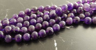 Amethyst Pearls Grade A 4.6.8.10mm