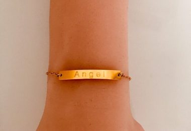 Bracelet bar namecoordinate bracelet rose gold bracelet