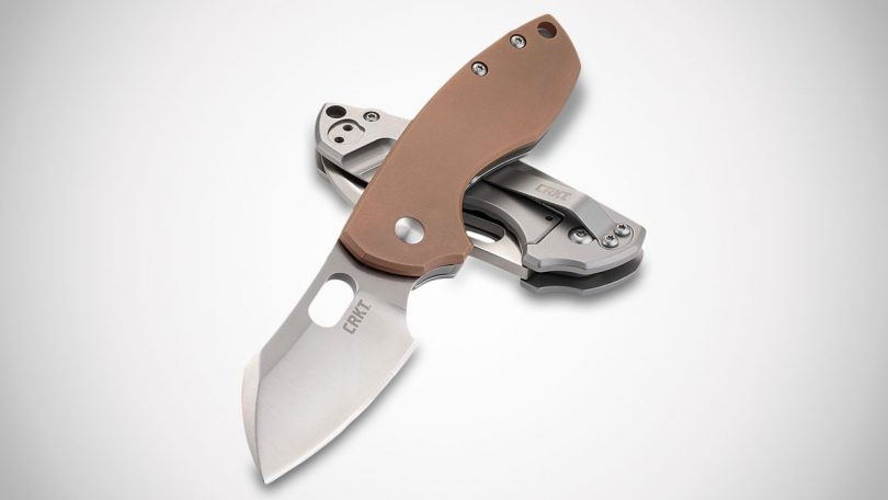 CRKT Pilar Copper EDC Folding Pocket Knife
