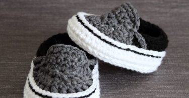 Crochet PATTERN. Baby sneakers. Instant Download.