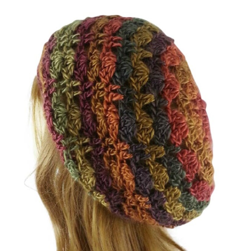 Fall Beanie Hat Womans Fall Crochet Hat Womens Fall Slouchy