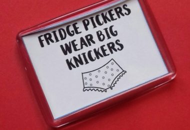 Fridge Pickers Wear Big knickers Fridge Magnet New Years