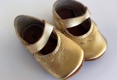 Gold Baby Girl Moccasins Mary Janes gold baby shoes first