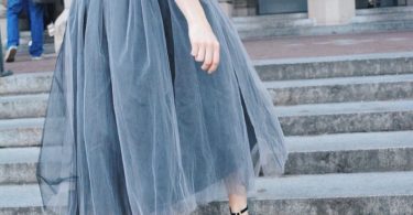 Gray Tulle Skirt Women Tulle Skirt Bridesmaid Dress Custom