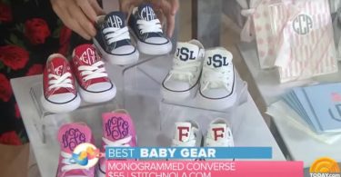 Monogrammed Chuck Taylor Classic Converse Shoes  Toddler &