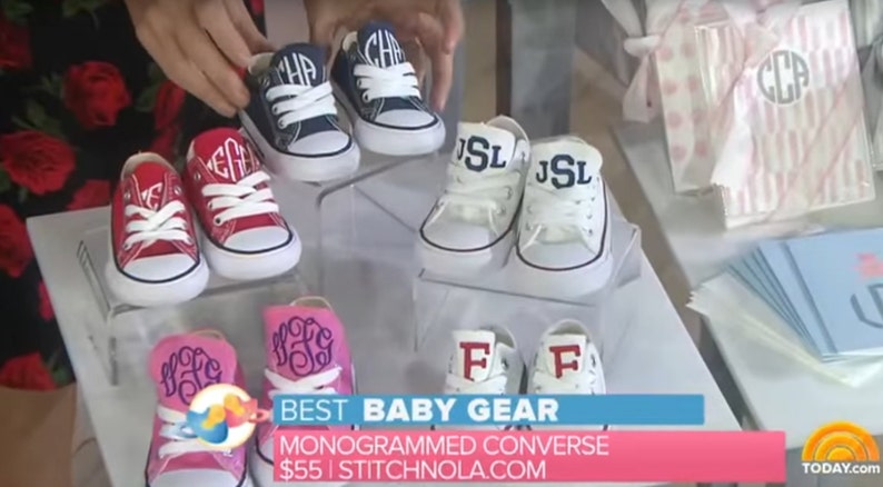 Monogrammed Chuck Taylor Classic Converse Shoes  Toddler &