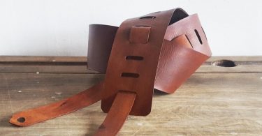 Personalised Guitar Strap custom leather guitar strap