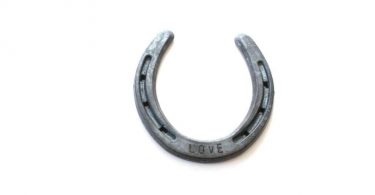 Personalized Horseshoe lucky horseshoe rustic wedding gift