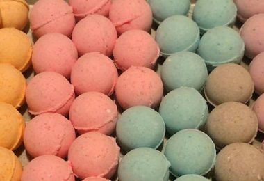Sale Bath Bombs-Made with Coconut Oil-Variety of Colors and