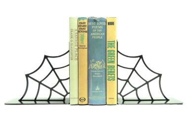 Spiderweb Bookends