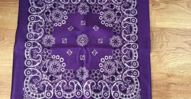 Vintage Eggplant Purple Bandana