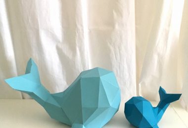 Whale 3d papercraft. With this purchase you get PDF digital