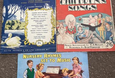 Vintage Childrens nursery rhymes with piano arrangements