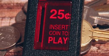 Arcade Coin Slot Keychain