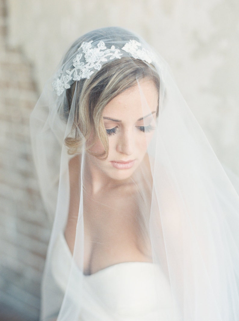 Emily Veil  Juliet Cap Veil Wedding Veil Bridal Veil