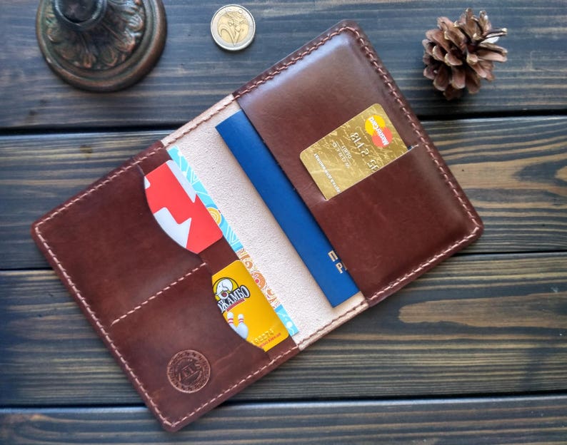 Father’s Day gift Passport wallet Leather Passport cover