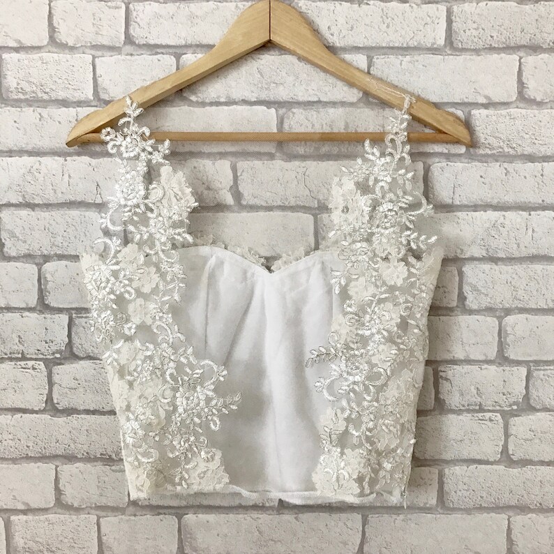 Lace Wedding Dress  Lace Wedding Top  Bridal Top  Wedding