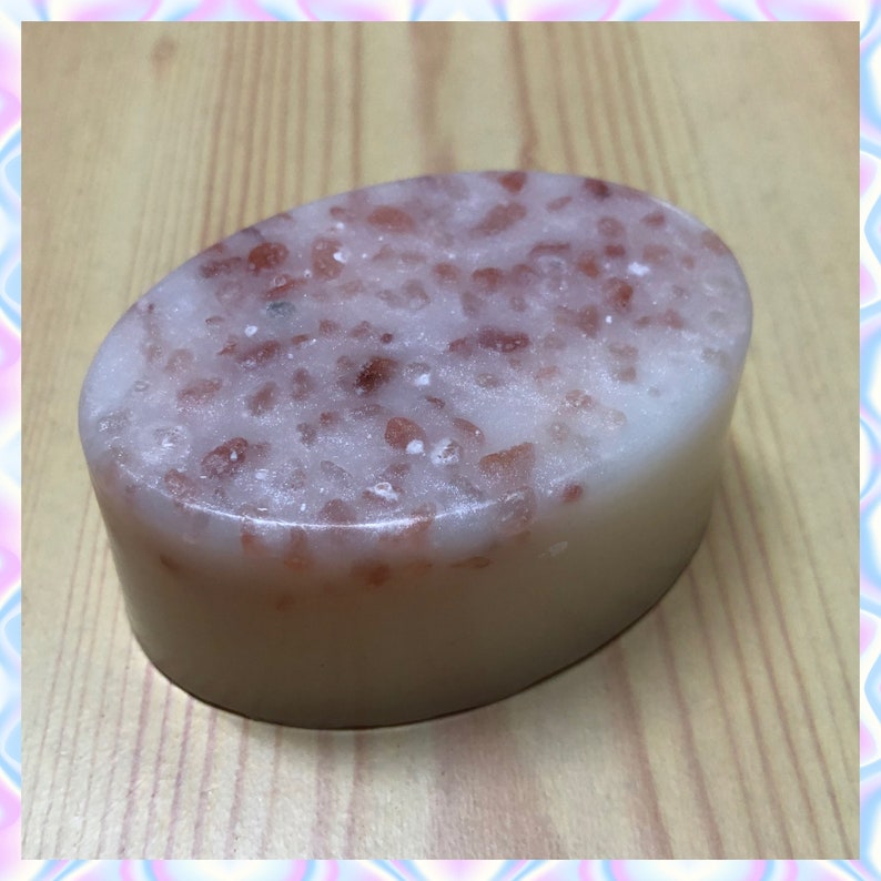 Pink Sea Salt Soap Himalayan Salt Soap Exfoliating soap