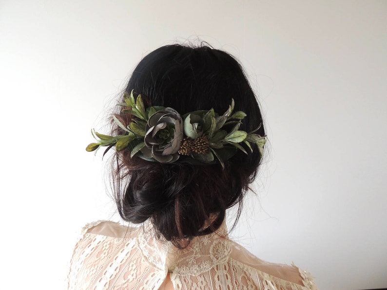 Wedding Flower Hair Clip Bridal Hairpiece for Boho Wedding