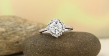Certified  7mm Forever One Moissanite Near Colorless