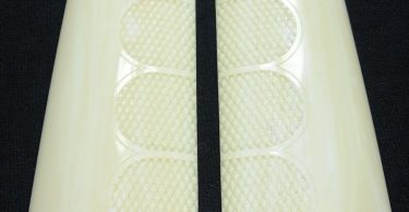 Checkered Ivory 1911 Grips Full Size