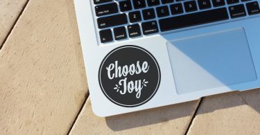 Choose Joy  Laptop Decal  Laptop Sticker  Car Decal  Car