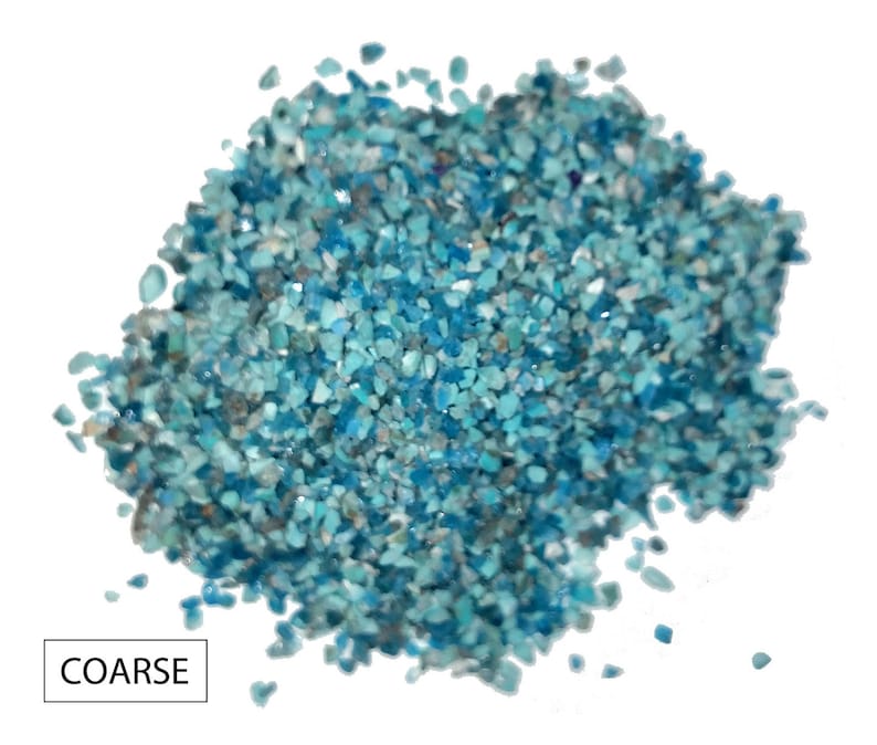 Crushed Turquoise/Chrysocolla Blend for Inlays Woodworking