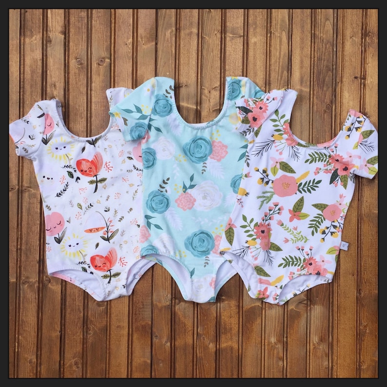 Girl Leotard Baby Leotards Leotards with Snaps Newborn