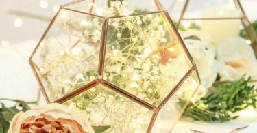 Glass Geometric Terrarium/ Wedding Table Decor/ Succulent