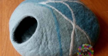 Large Size Felt Cat Cave  40 cm or 16 Inches Diameter Cat