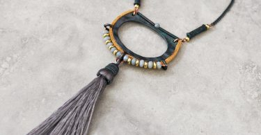 Long necklace tassel necklace bohemian necklace gypsy