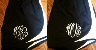 Monogram athletic shorts