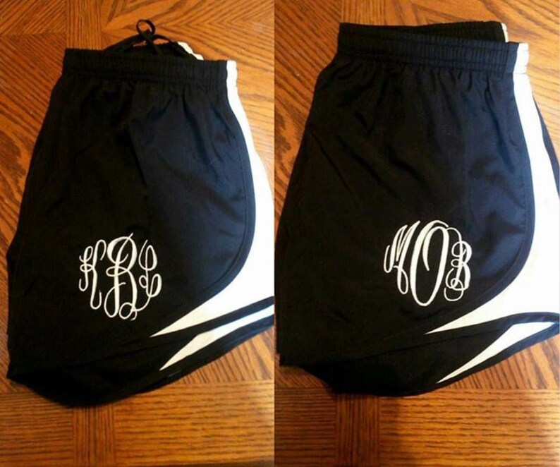 Monogram athletic shorts