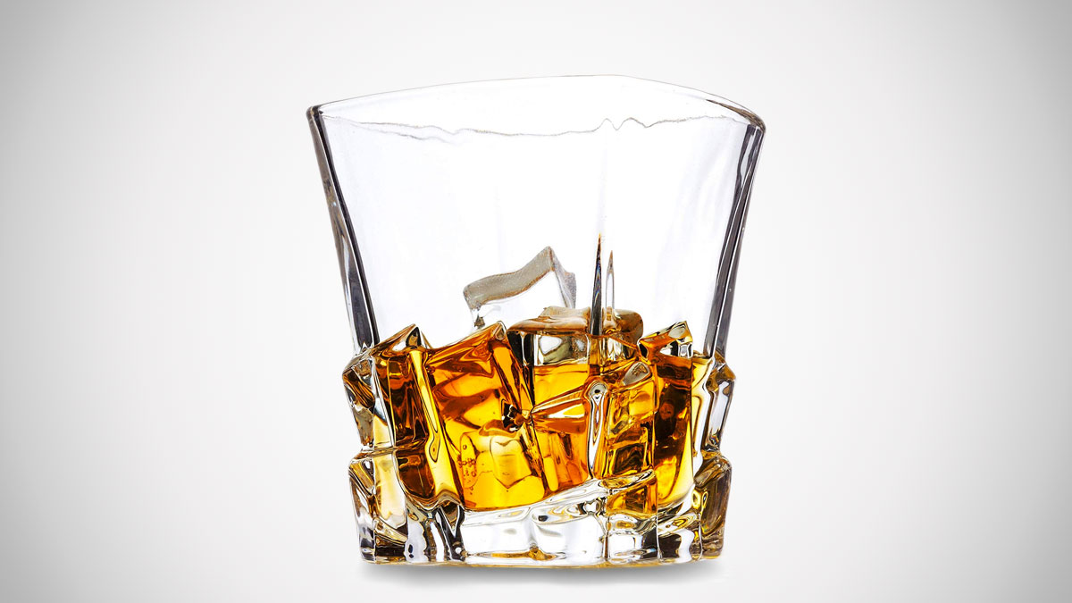 Rocks on the Outside Whiskey Glass Set