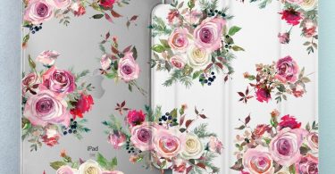 Roses iPad case 6th 5th gen Flowers Watercolor Cute iPad Pro