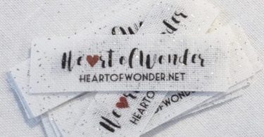 SPARKLE 70 PRE-CUT Custom Clothing Labels