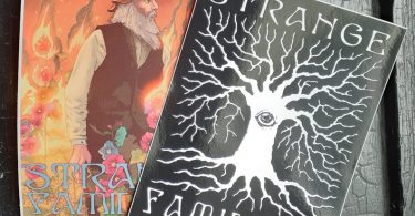 STRANGE FAMILIARS podcast vinyl sticker set  paranormal