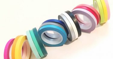 Skinny Washi Tape Set Slim Thin 5mm tape set of 3 journaling