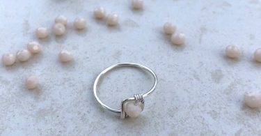 Sterling Silver Ring Gemstone Ring Solitaire Ring Bridal