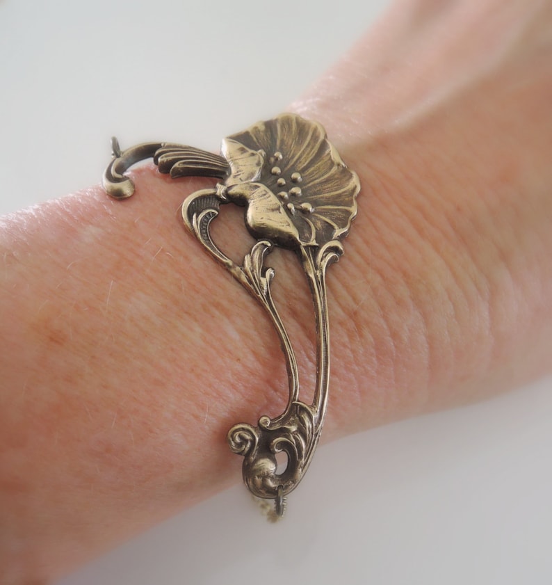 Vintage Jewelry  Vintage Bracelet  Art Nouveau Bracelet