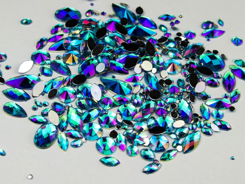 A7 Topaz Loose Festival Face Gems Jewels Mix  Glitter Face