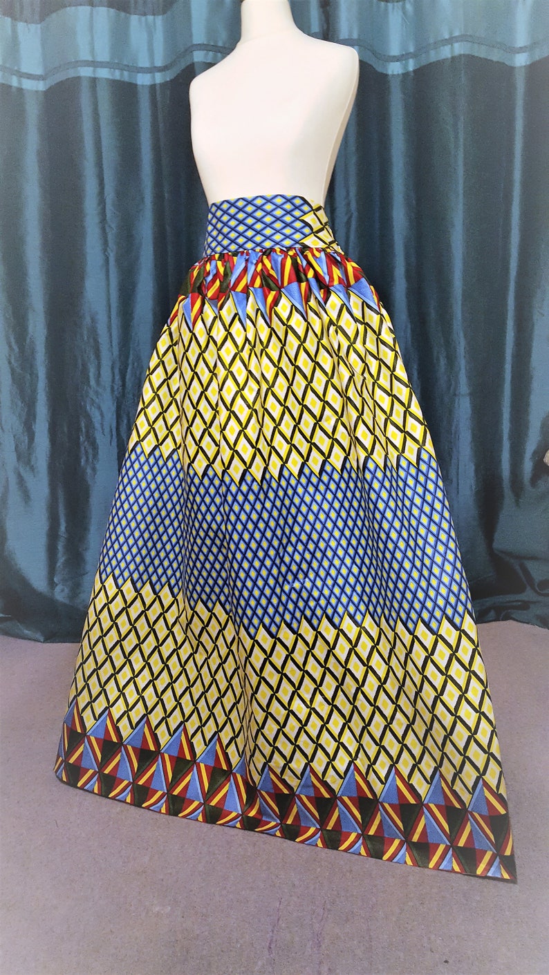 Africa Clothing Ankara skirt Maxi skirt Africa fabric
